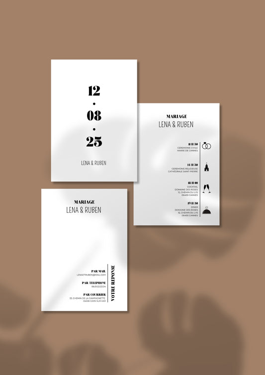 FAIRE-PART DIGITAL N°4  RECITS SINCERES