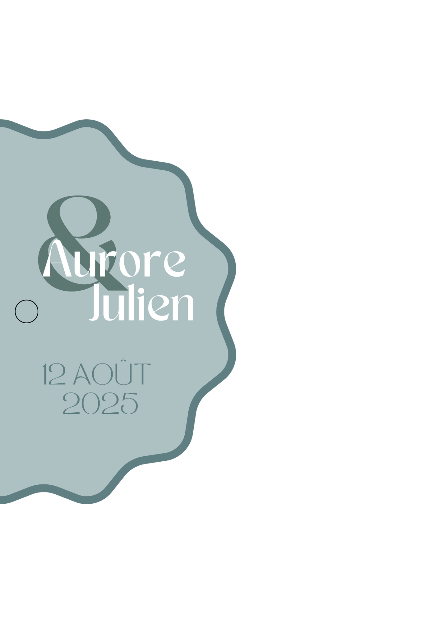 FAIRE-PART DIGITAL N°4 LA VAGUE