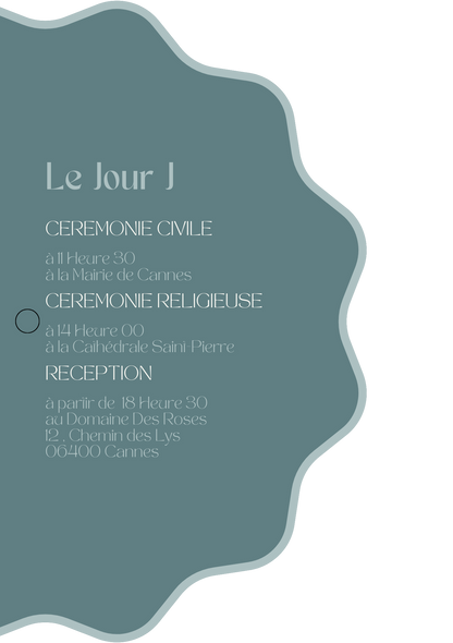 FAIRE-PART DIGITAL N°4 LA VAGUE